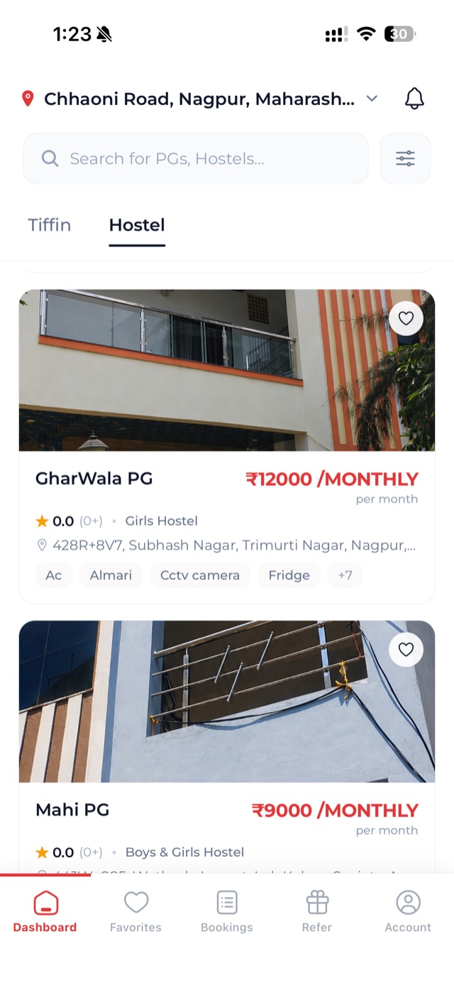 Tifstay app screen 6 of 9