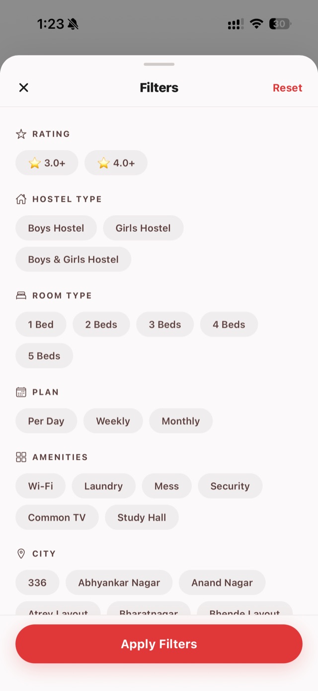 Tifstay app screen 7 of 9